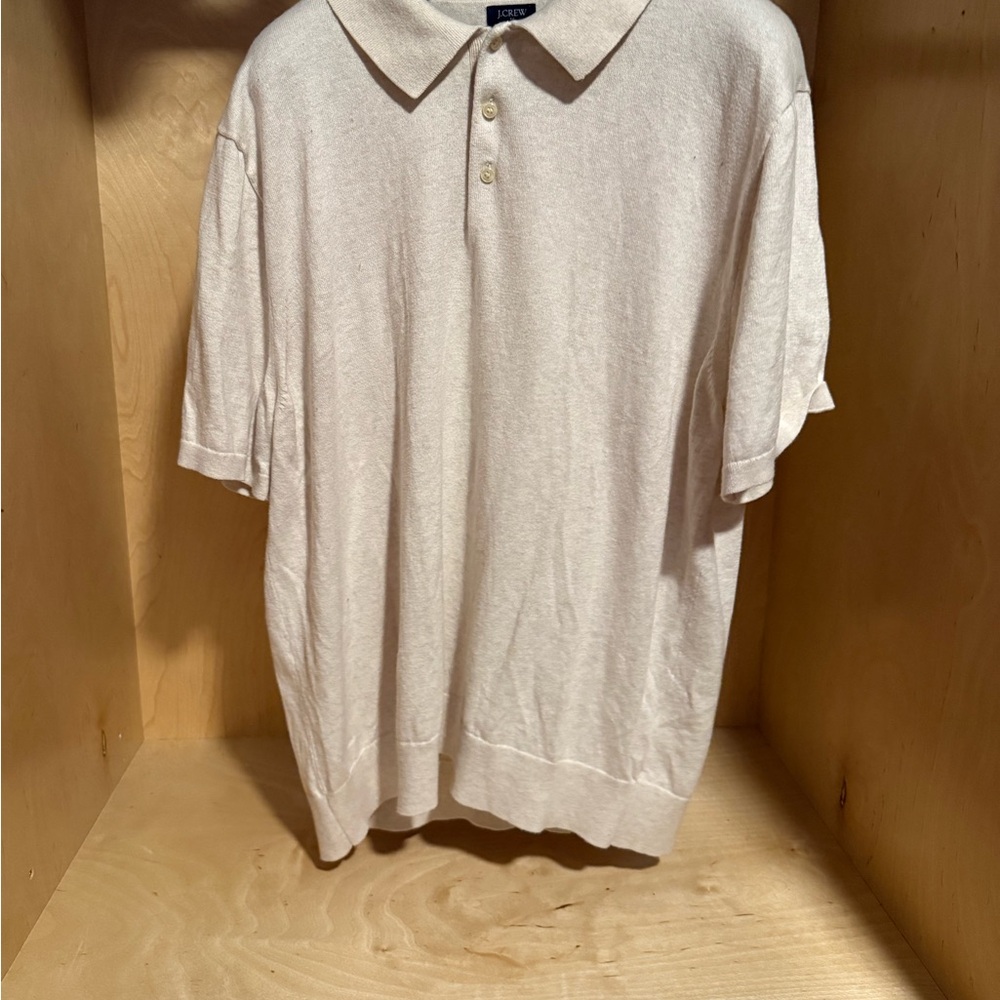 Chaps Cream Polo Shirt